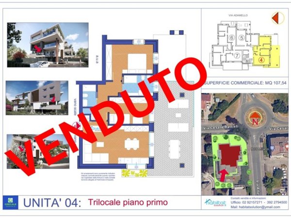 appartamento in vendita a Carugate