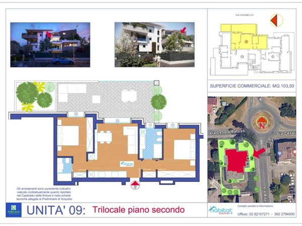 appartamento in vendita a Carugate