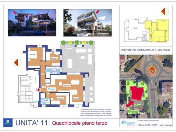 appartamento in vendita a Carugate