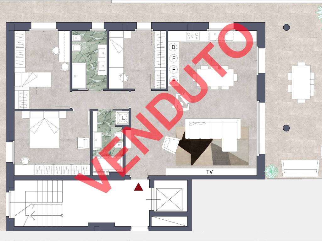 appartamento in vendita a Carugate