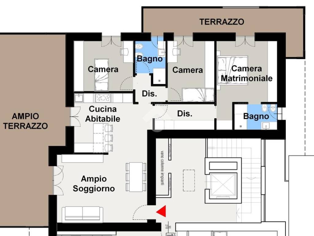 appartamento in vendita a Carugate