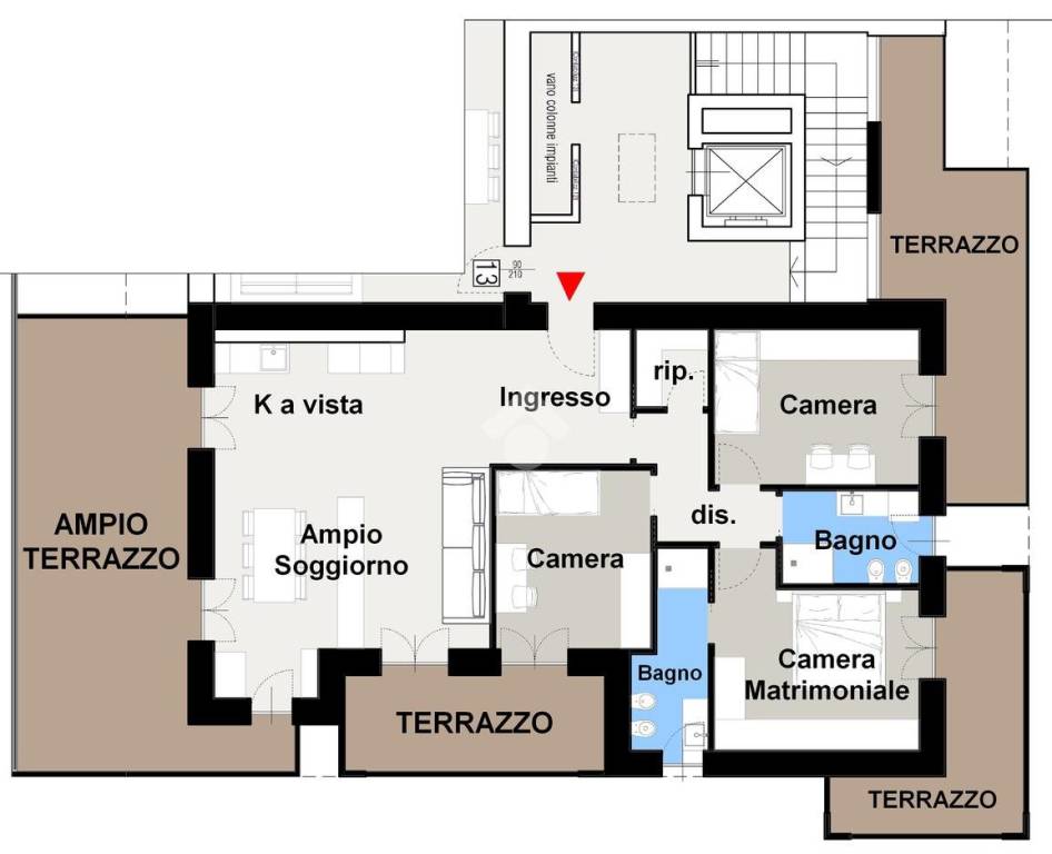 appartamento in vendita a Carugate