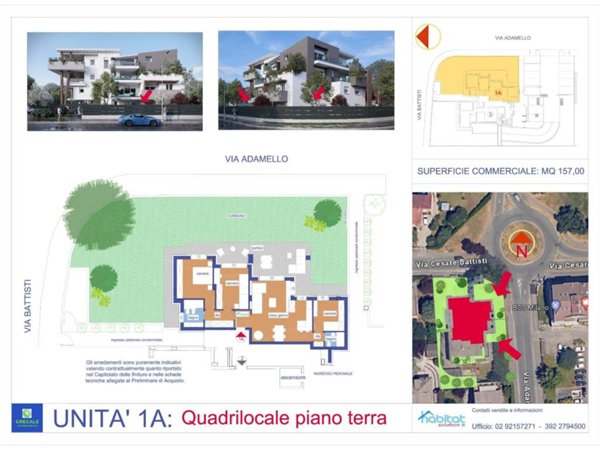 appartamento in vendita a Carugate