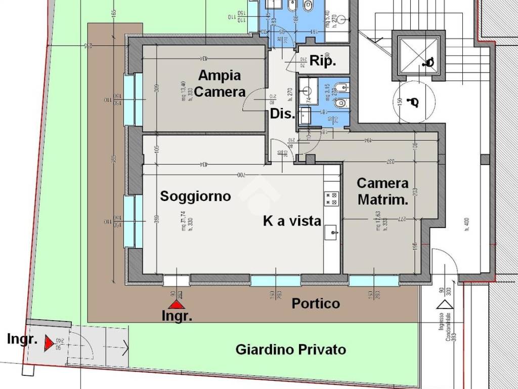 appartamento in vendita a Carugate