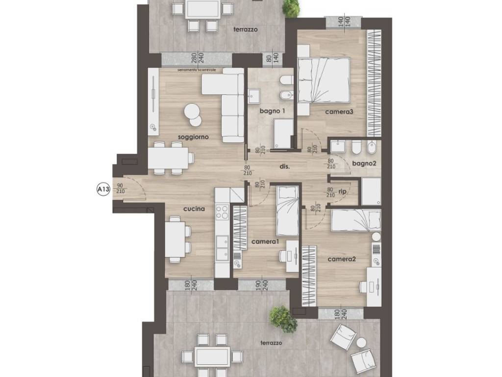 appartamento in vendita a Carugate