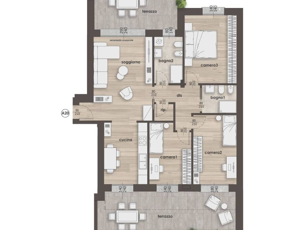 appartamento in vendita a Carugate