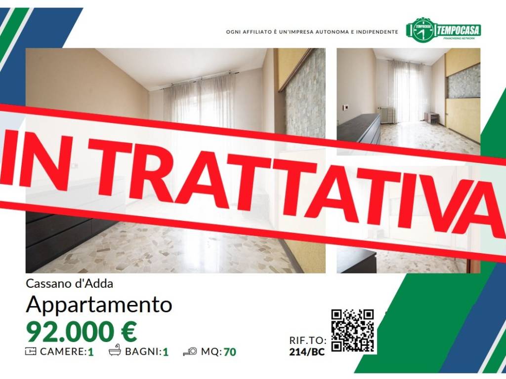 appartamento in vendita a Cassano d'Adda