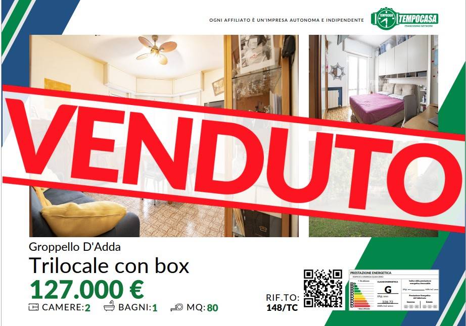 appartamento in vendita a Cassano d'Adda in zona Groppello d'Adda