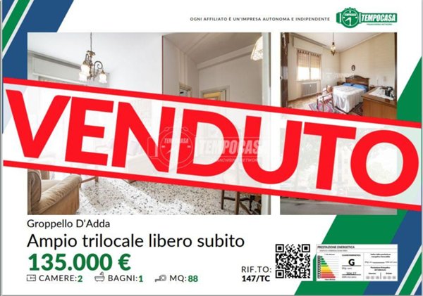 appartamento in vendita a Cassano d'Adda in zona Groppello d'Adda