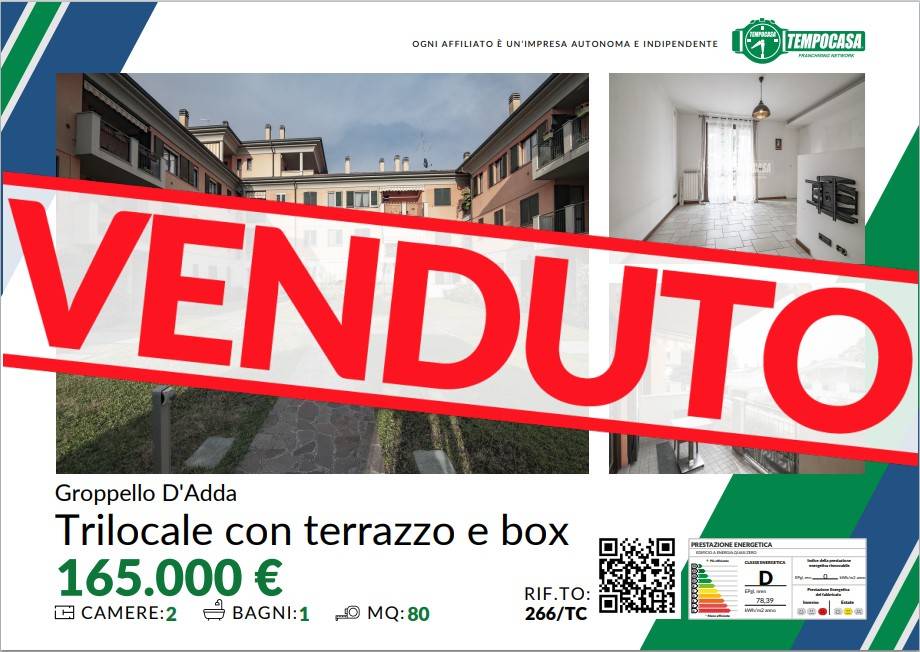 appartamento in vendita a Cassano d'Adda in zona Groppello d'Adda