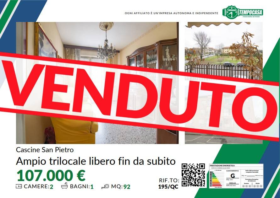 appartamento in vendita a Cassano d'Adda in zona Cascine San Pietro