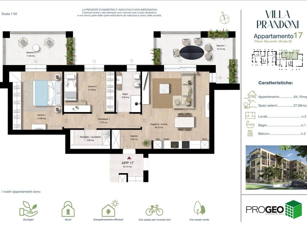 appartamento in vendita a Cassano d'Adda