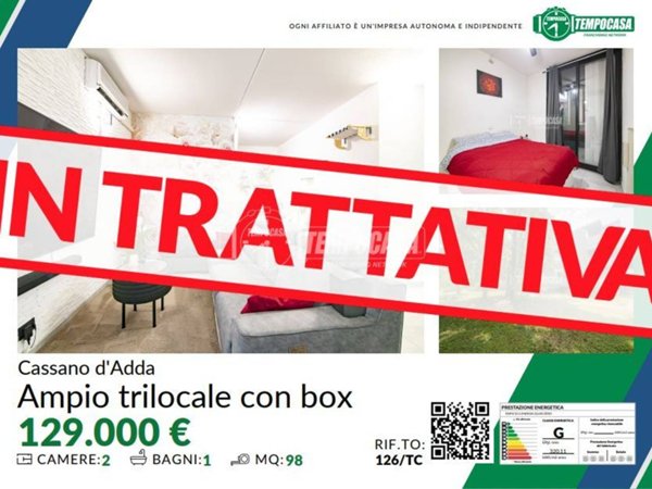 appartamento in vendita a Cassano d'Adda in zona Groppello d'Adda