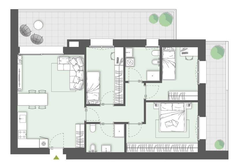 appartamento in vendita a Cassina de' Pecchi