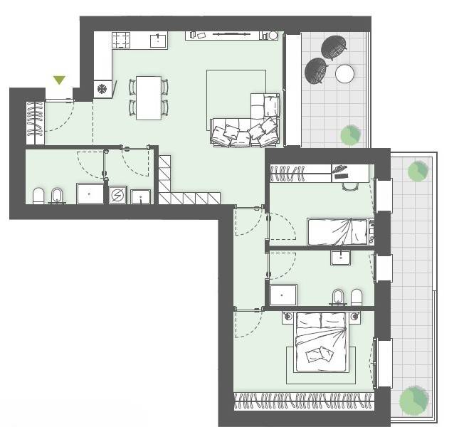 appartamento in vendita a Cassina de' Pecchi