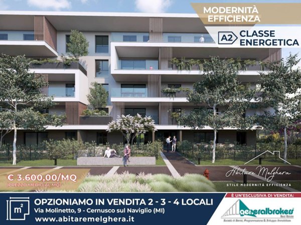 appartamento in vendita a Cernusco sul Naviglio