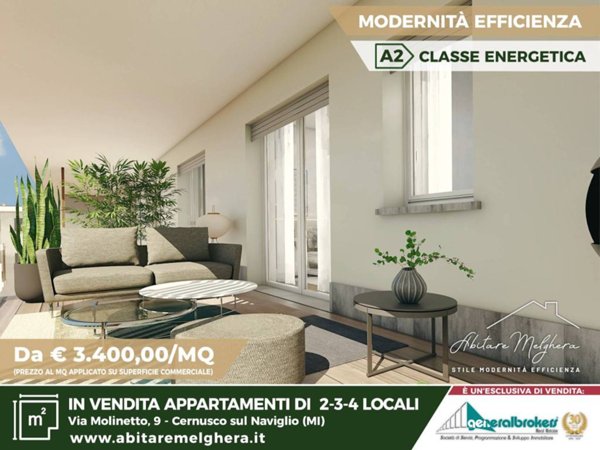 appartamento in vendita a Cernusco sul Naviglio