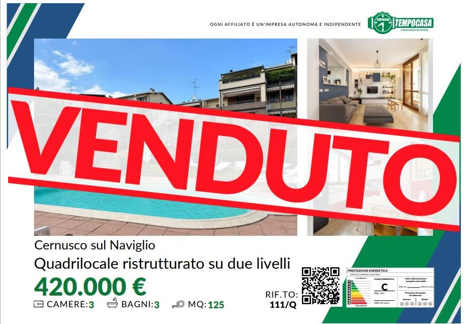appartamento in vendita a Cernusco sul Naviglio