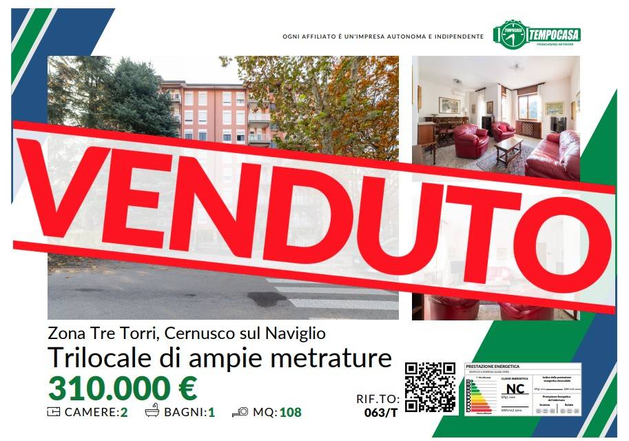 appartamento in vendita a Cernusco sul Naviglio