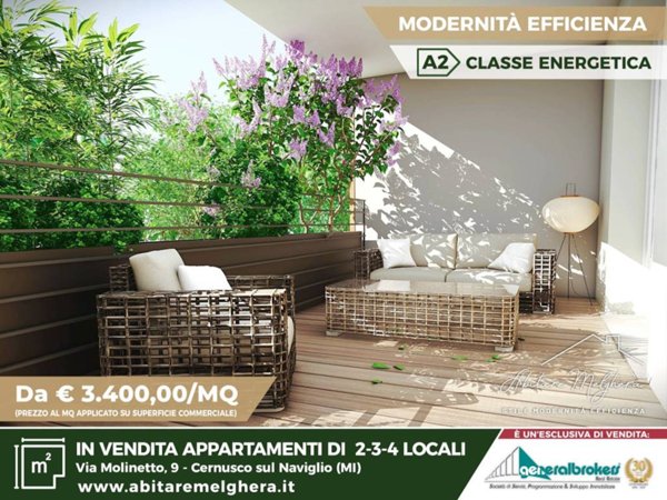 appartamento in vendita a Cernusco sul Naviglio