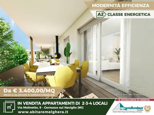 appartamento in vendita a Cernusco sul Naviglio