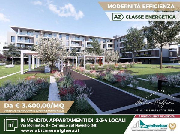 appartamento in vendita a Cernusco sul Naviglio
