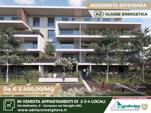 appartamento in vendita a Cernusco sul Naviglio