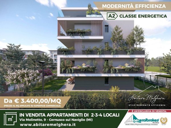 appartamento in vendita a Cernusco sul Naviglio