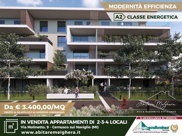 appartamento in vendita a Cernusco sul Naviglio