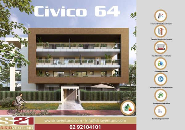 appartamento in vendita a Cernusco sul Naviglio