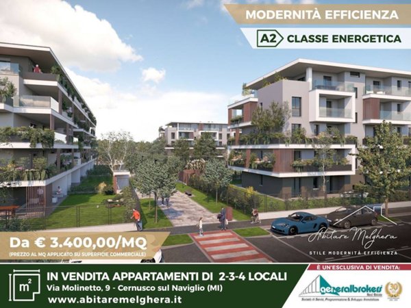 appartamento in vendita a Cernusco sul Naviglio
