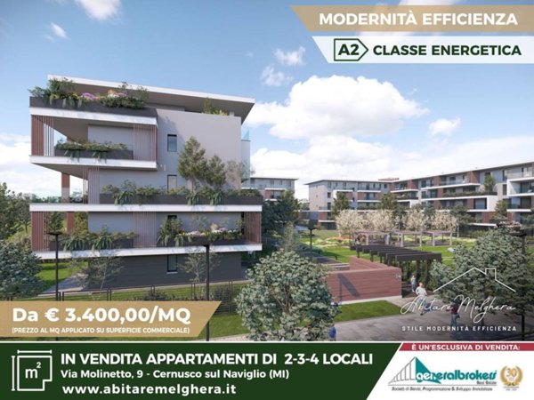 appartamento in vendita a Cernusco sul Naviglio