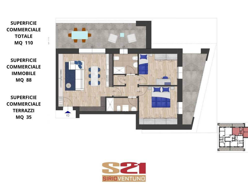 appartamento in vendita a Cernusco sul Naviglio
