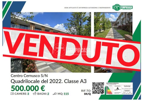 appartamento in vendita a Cernusco sul Naviglio