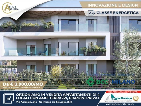 appartamento in vendita a Cernusco sul Naviglio