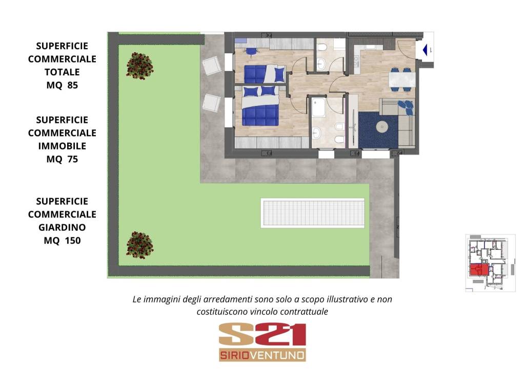 appartamento in vendita a Cernusco sul Naviglio
