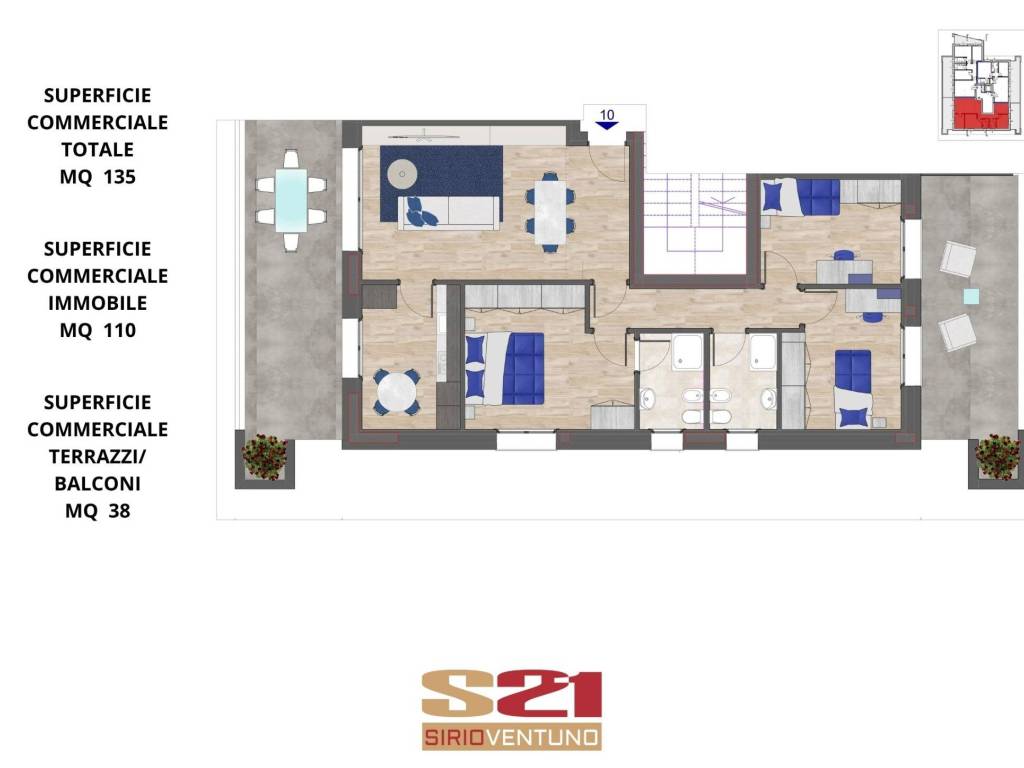 appartamento in vendita a Cernusco sul Naviglio