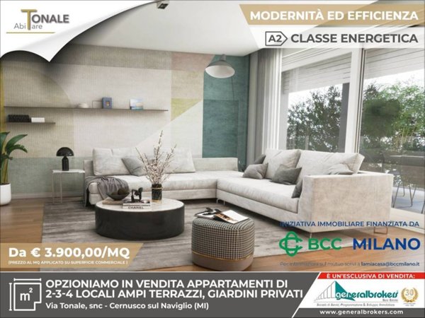 appartamento in vendita a Cernusco sul Naviglio