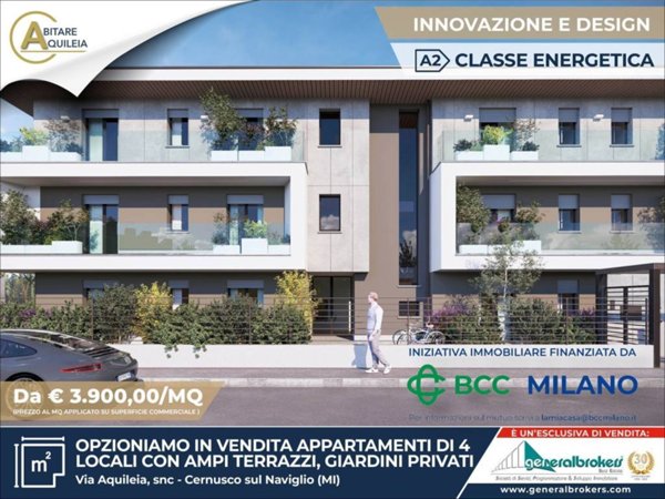 appartamento in vendita a Cernusco sul Naviglio