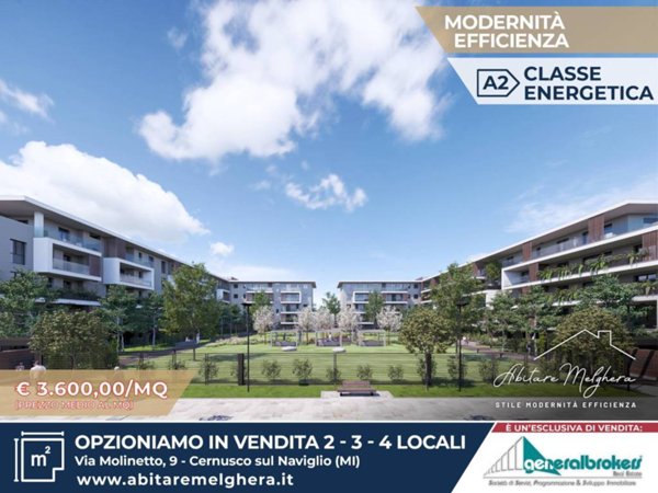 appartamento in vendita a Cernusco sul Naviglio
