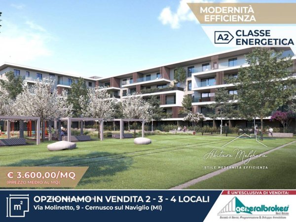 appartamento in vendita a Cernusco sul Naviglio