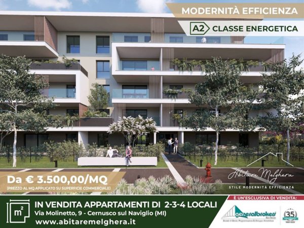 appartamento in vendita a Cernusco sul Naviglio