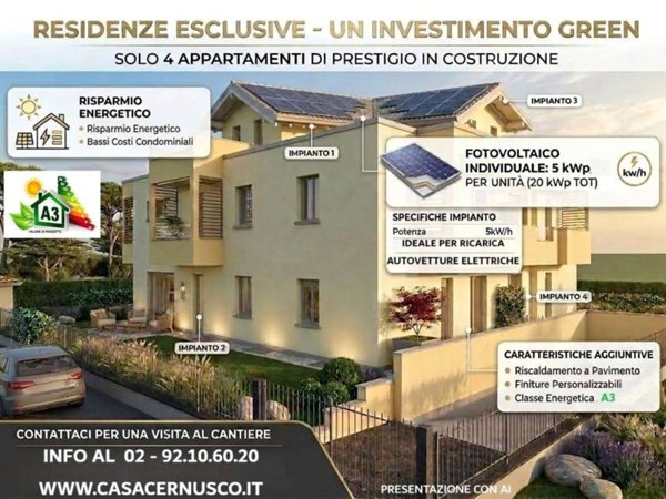 appartamento in vendita a Cernusco sul Naviglio