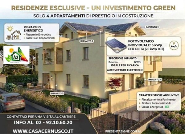 appartamento in vendita a Cernusco sul Naviglio
