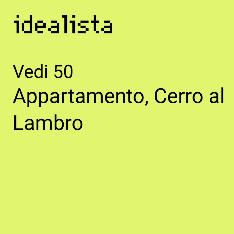 appartamento in vendita a Cerro al Lambro