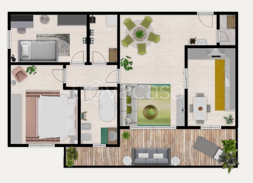 appartamento in vendita a Cerro al Lambro