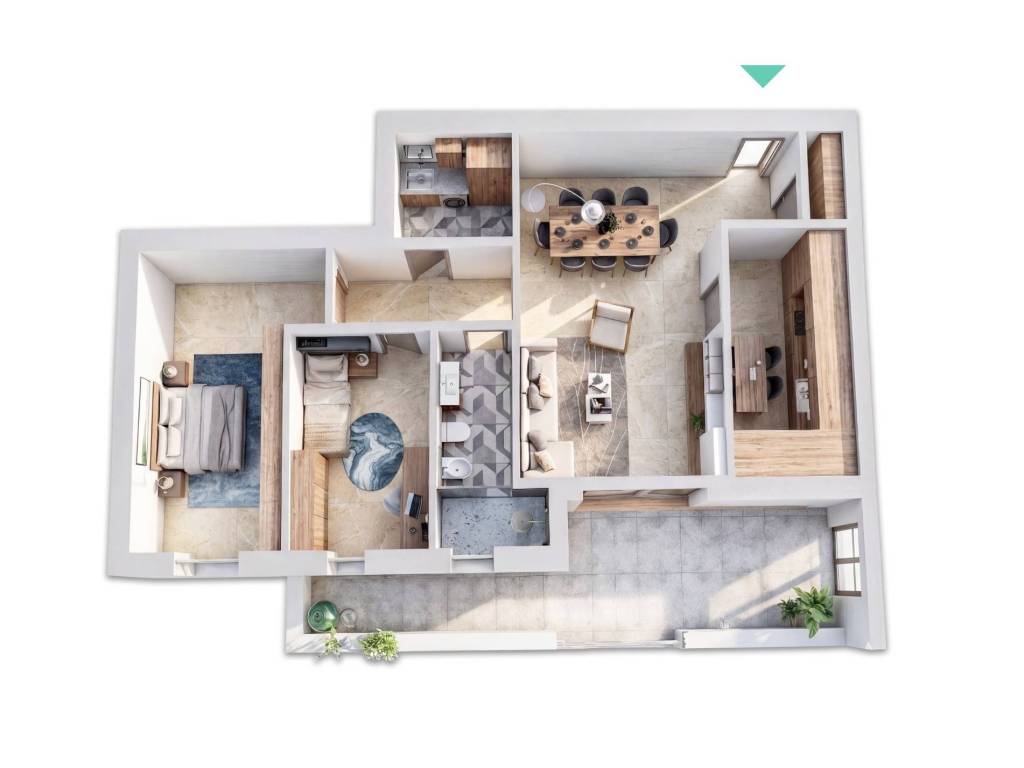 appartamento in vendita a Cerro al Lambro