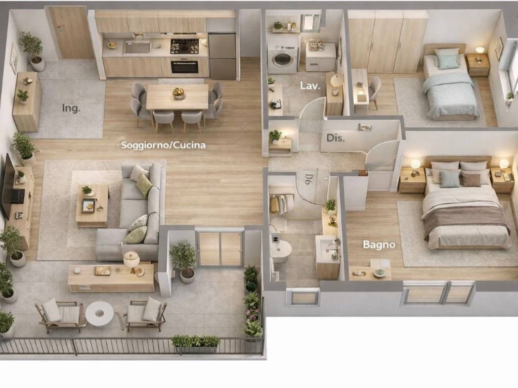 appartamento in vendita a Cerro al Lambro