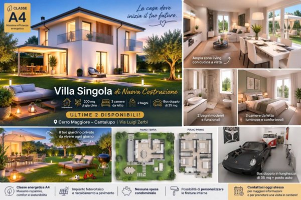 casa indipendente in vendita a Cerro Maggiore in zona Cantalupo