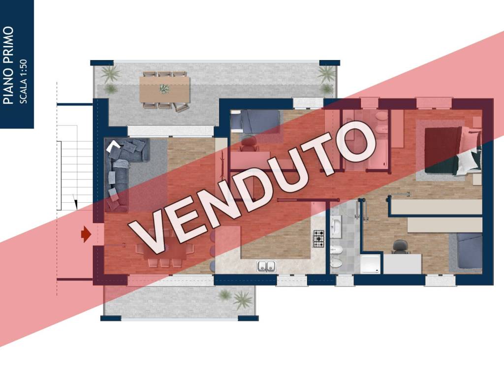 appartamento in vendita a Cesate